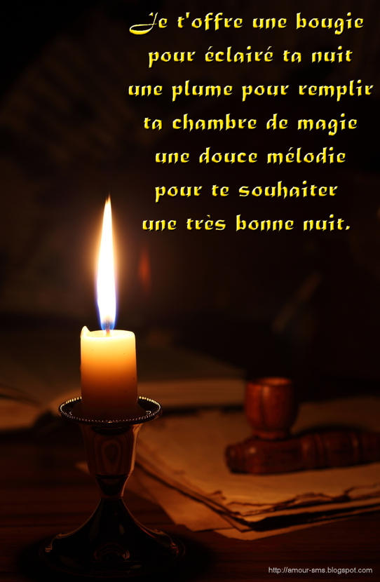 Message bonne nuit mon amour